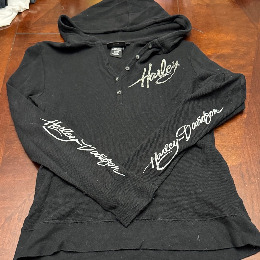 Harley-Davidson Black Long Sleeve Hoodie